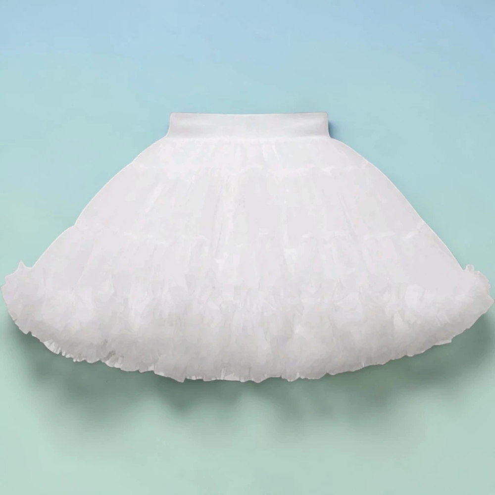 White Tulle Skirt